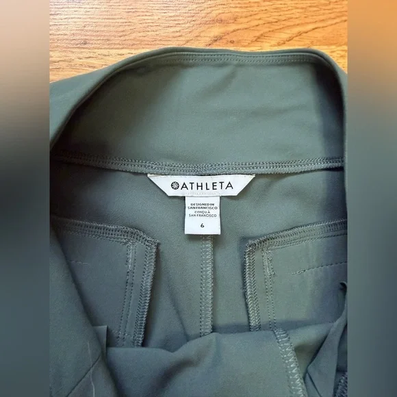 Athleta Women's Deep Teal Joggers Size 6 - Picture 3 of 6